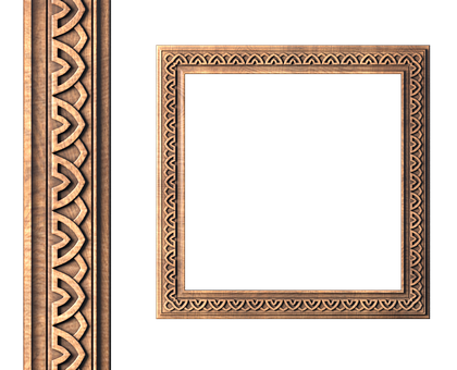 Square frame, 3d models (stl)