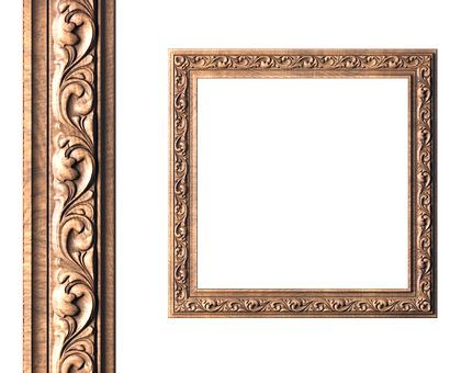 Square frame, 3d models (stl)