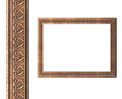 Rectangular frame, 3d models (stl)