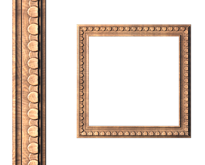 Square frame, 3d models (stl)