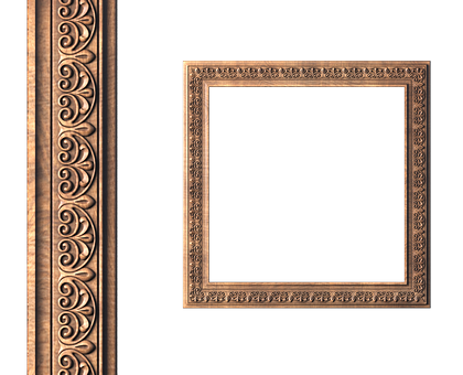 Square frame, 3d models (stl)