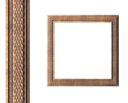 Square frame, 3d models (stl)