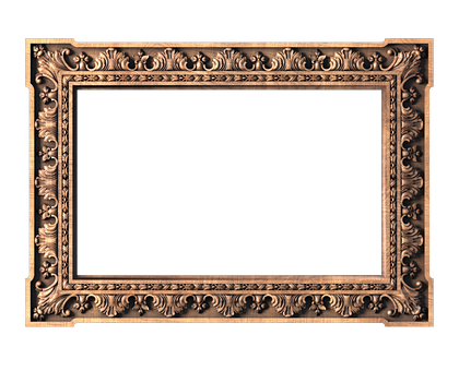 Rectangular frame, 3d models (stl)