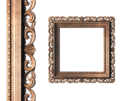 Square frame, 3d models (stl)