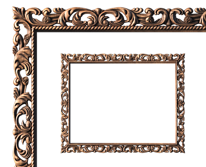 Rectangular frame, 3d models (stl)