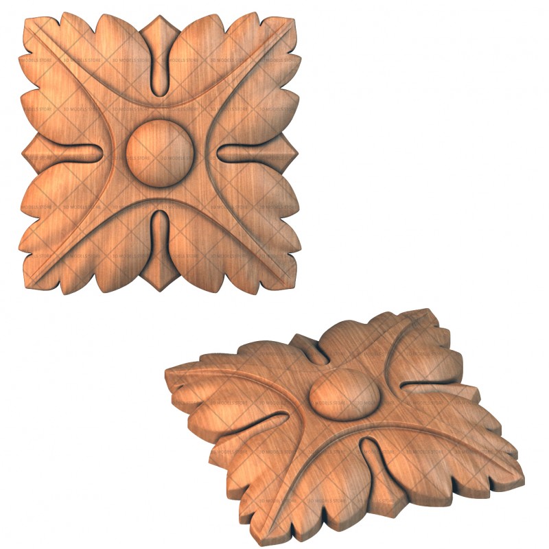 Rosette, 3d models (stl)