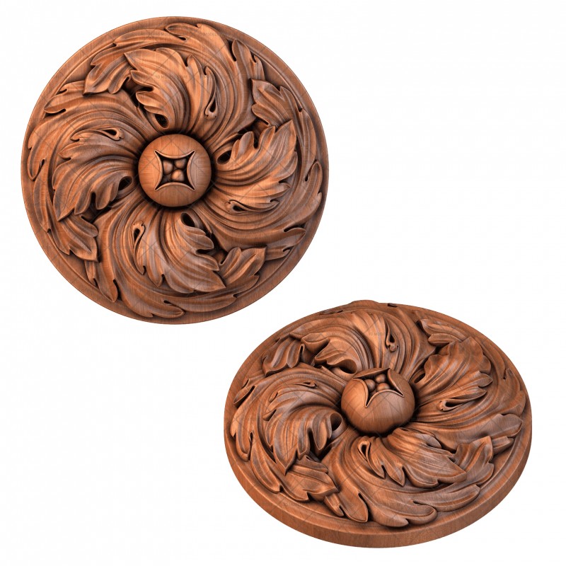 Rosette, 3d models (stl)