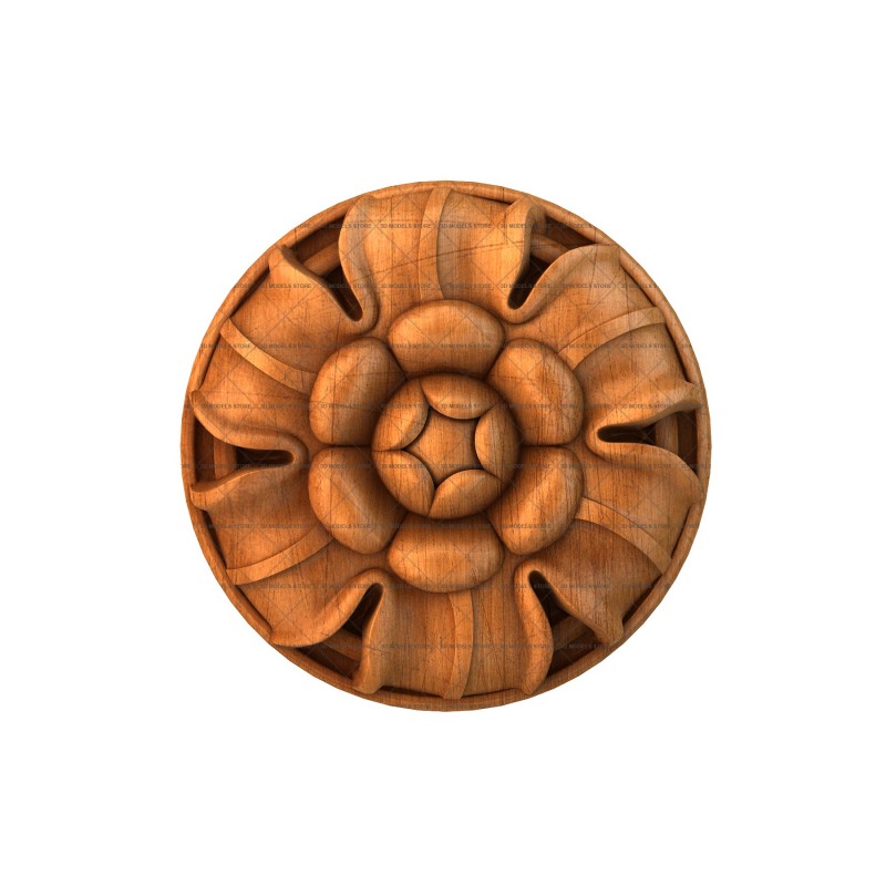 Rosette, 3d models (stl)