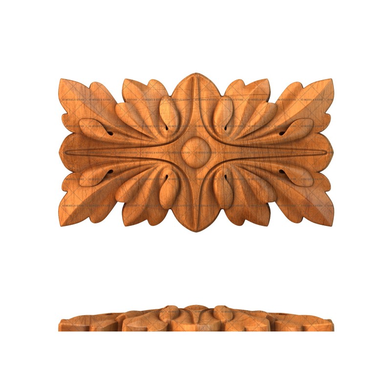 Rosette, 3d models (stl)