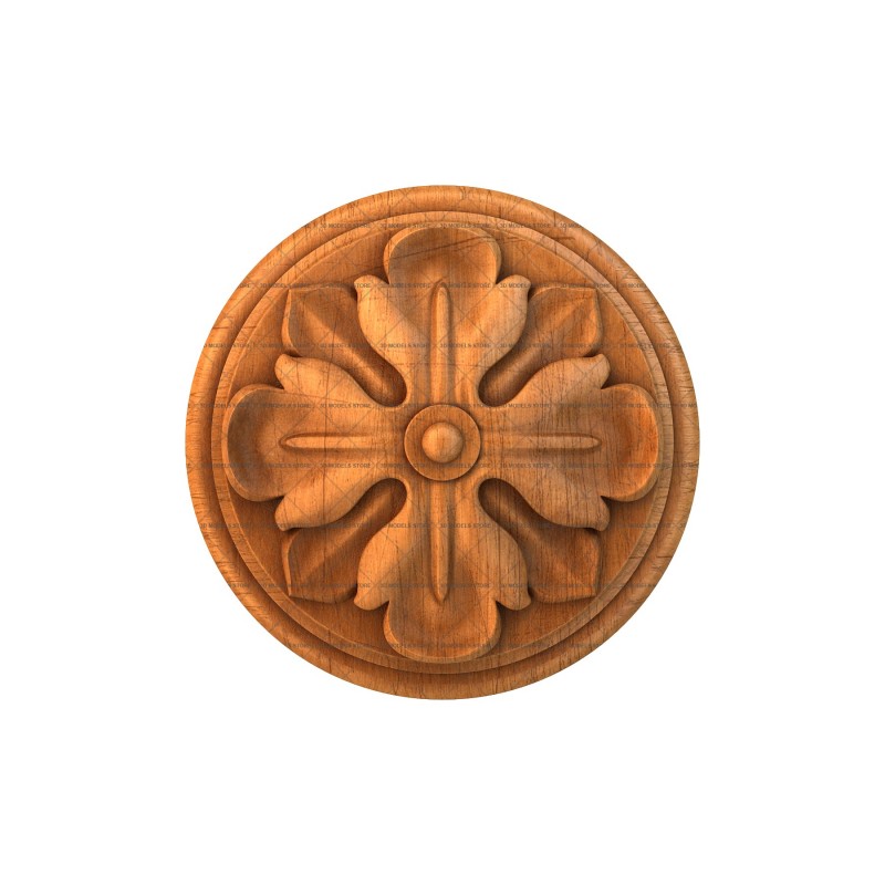 Rosette, 3d models (stl)