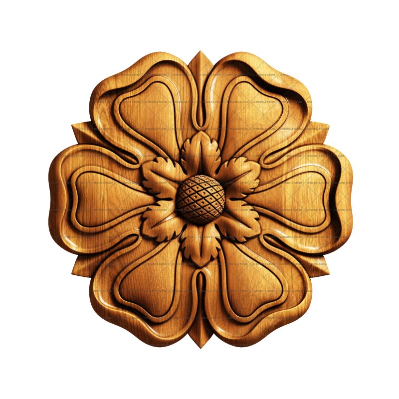 Rosette, 3d models (stl)