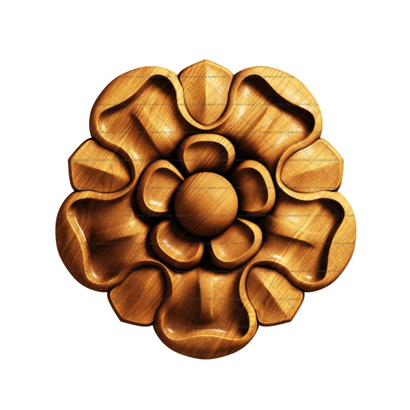 Rosette, 3d models (stl)