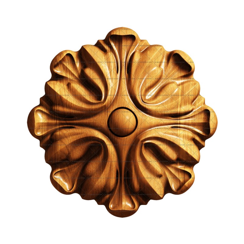 Rosette, 3d models (stl)