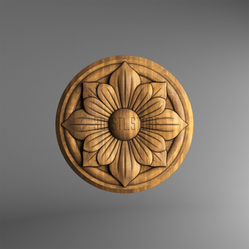 Rosette, 3d models (stl)