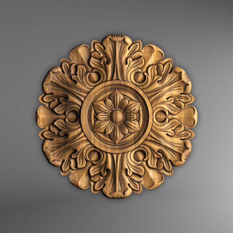 Rosette, 3d models (stl)