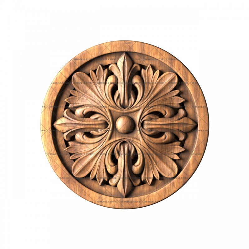 Rosette, 3d models (stl)