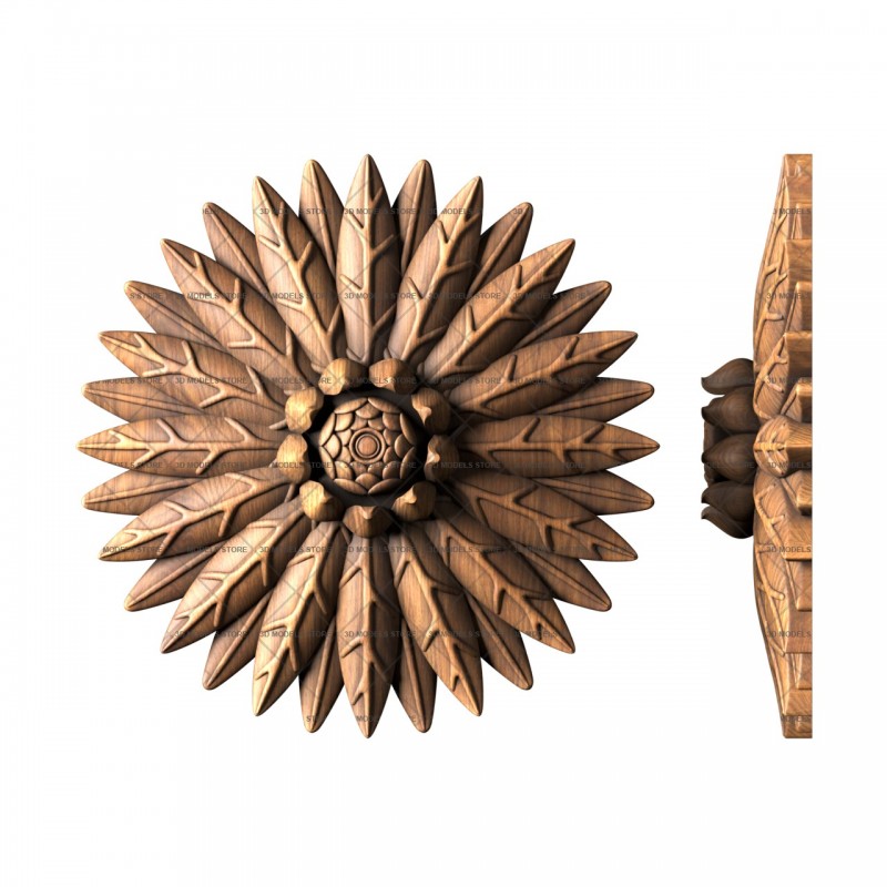 Rosette, 3d models (stl)