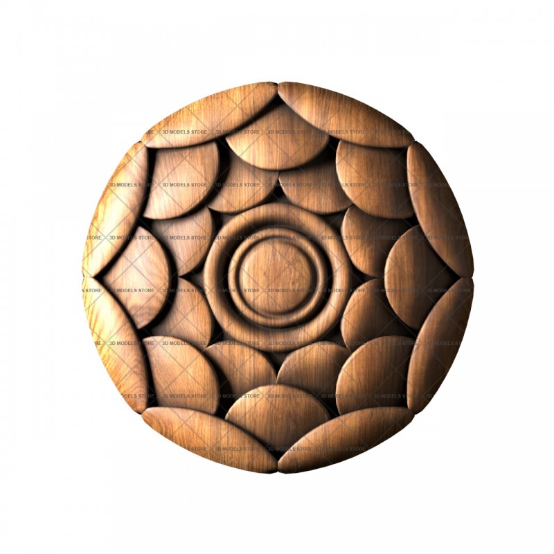 Rosette, 3d models (stl)