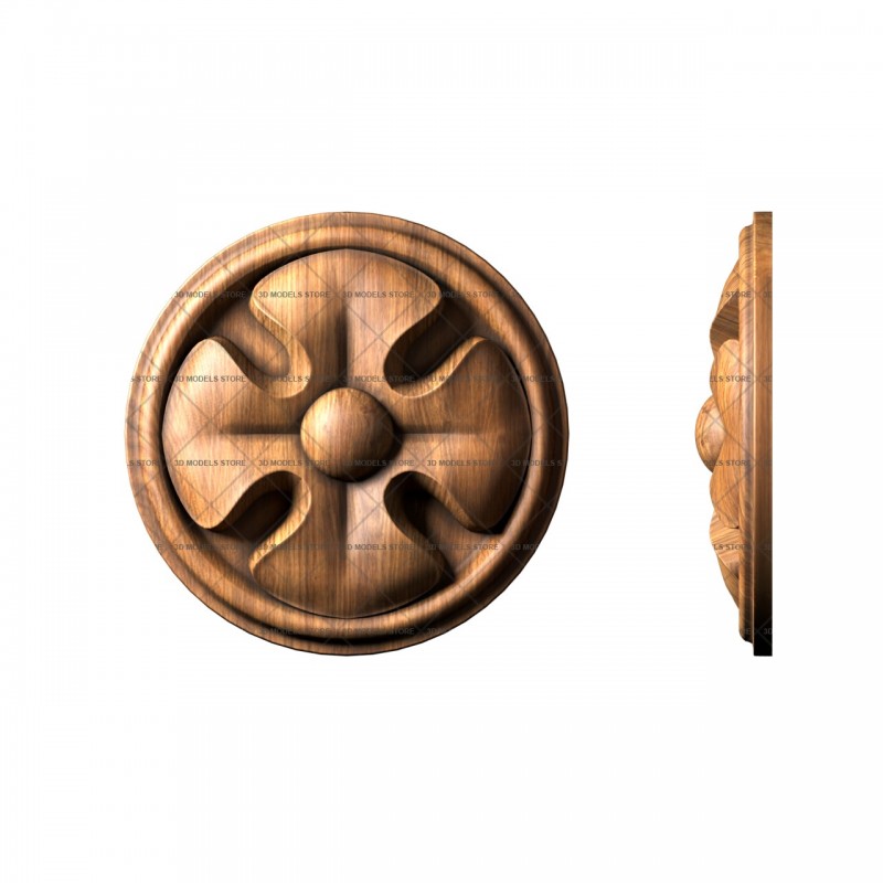 Rosette, 3d models (stl)