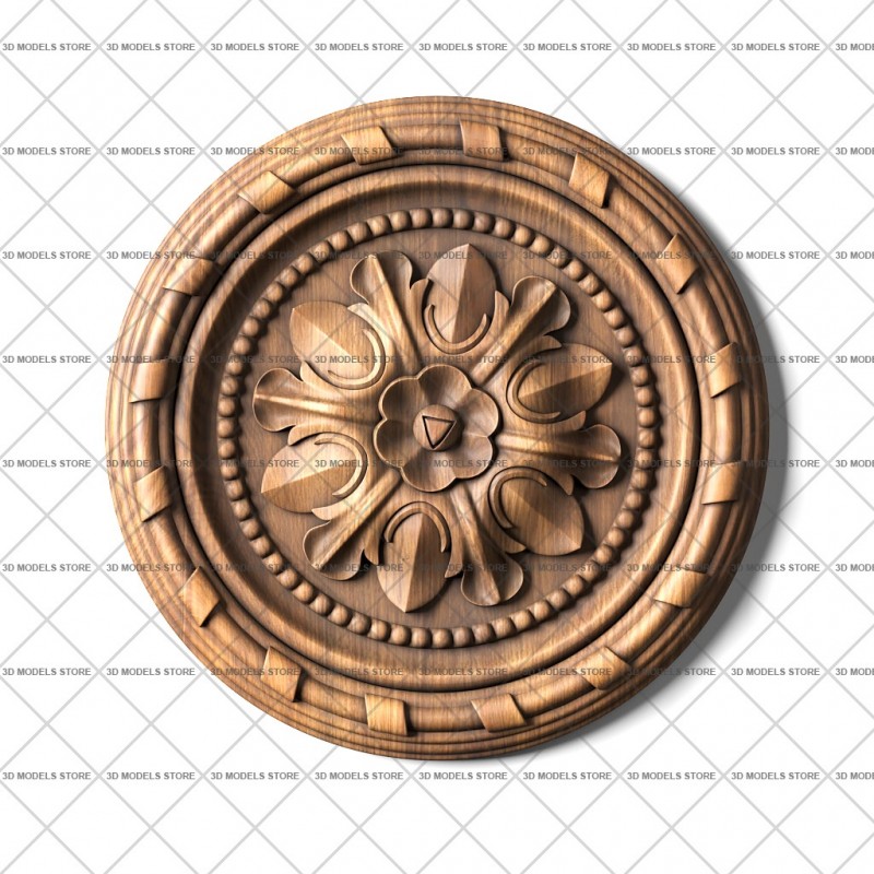 Rosette, 3d models (stl)