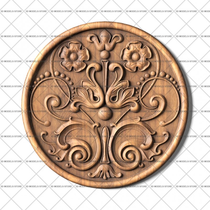 Rosette, 3d models (stl)