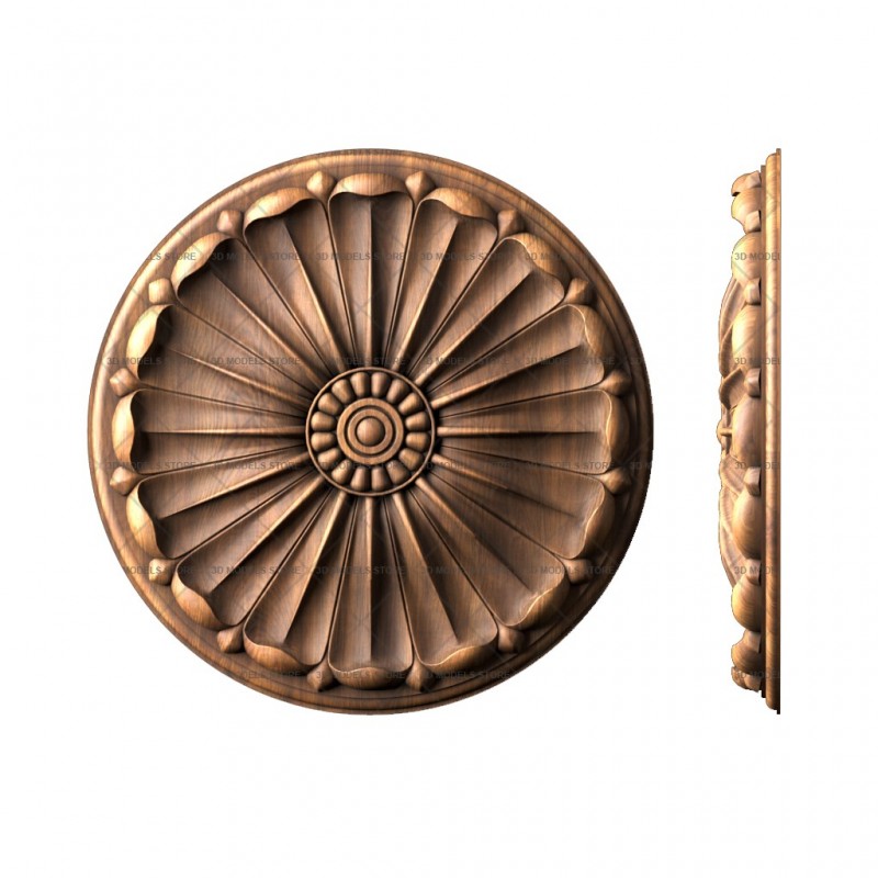 Rosette, 3d models (stl)