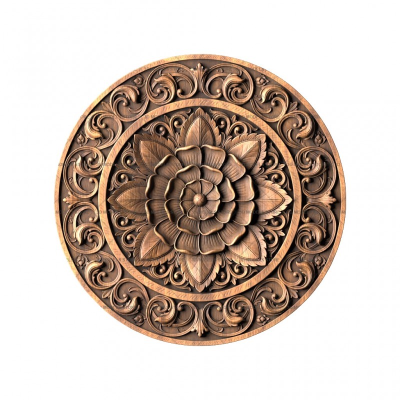 Rosette, 3d models (stl)