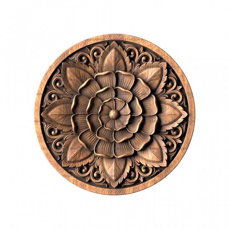 Rosette, 3d models (stl)