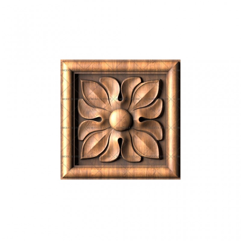 Rosette, 3d models (stl)