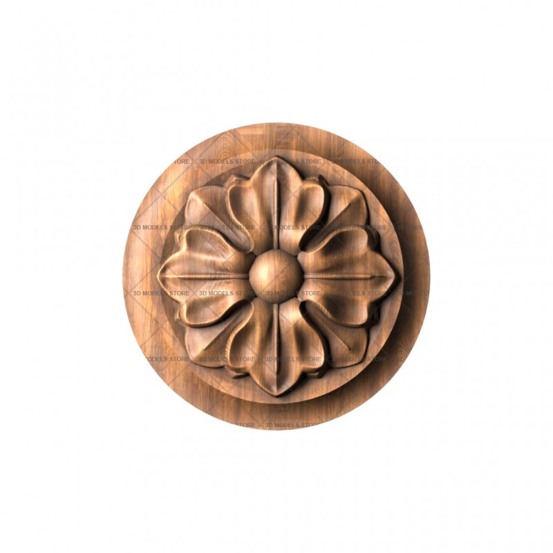 Rosette, 3d models (stl)