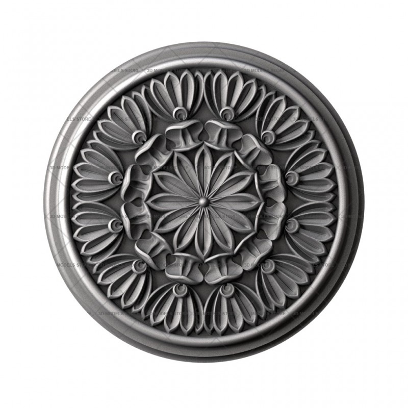 Rosette, 3d models (stl)