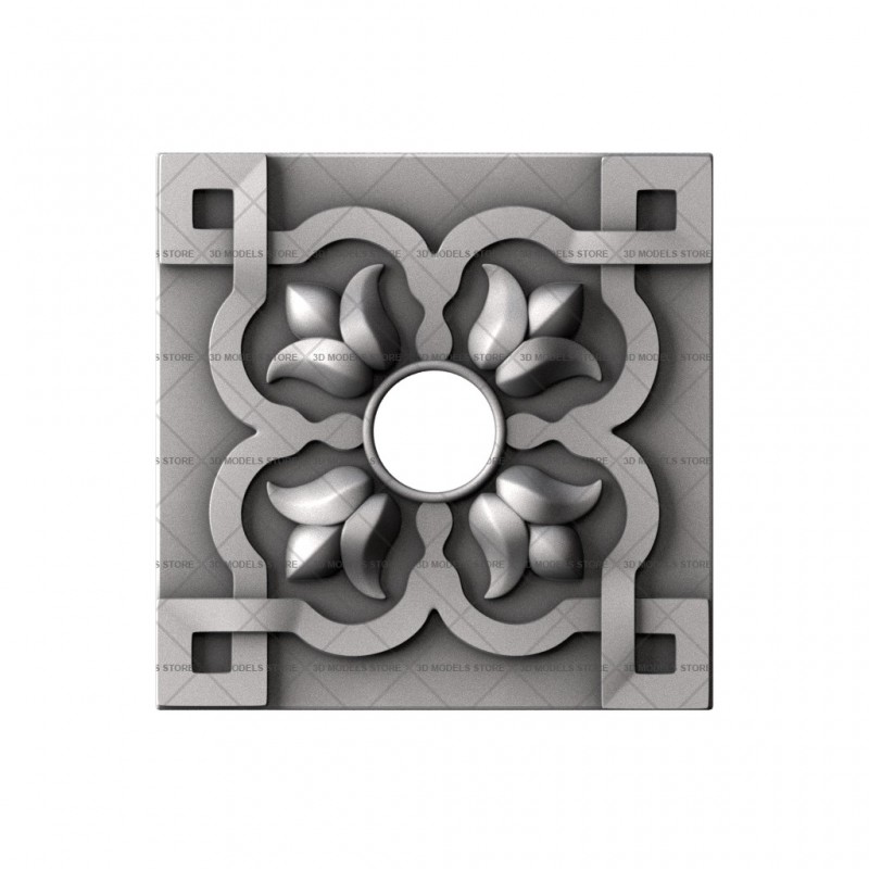 Rosette, 3d models (stl)