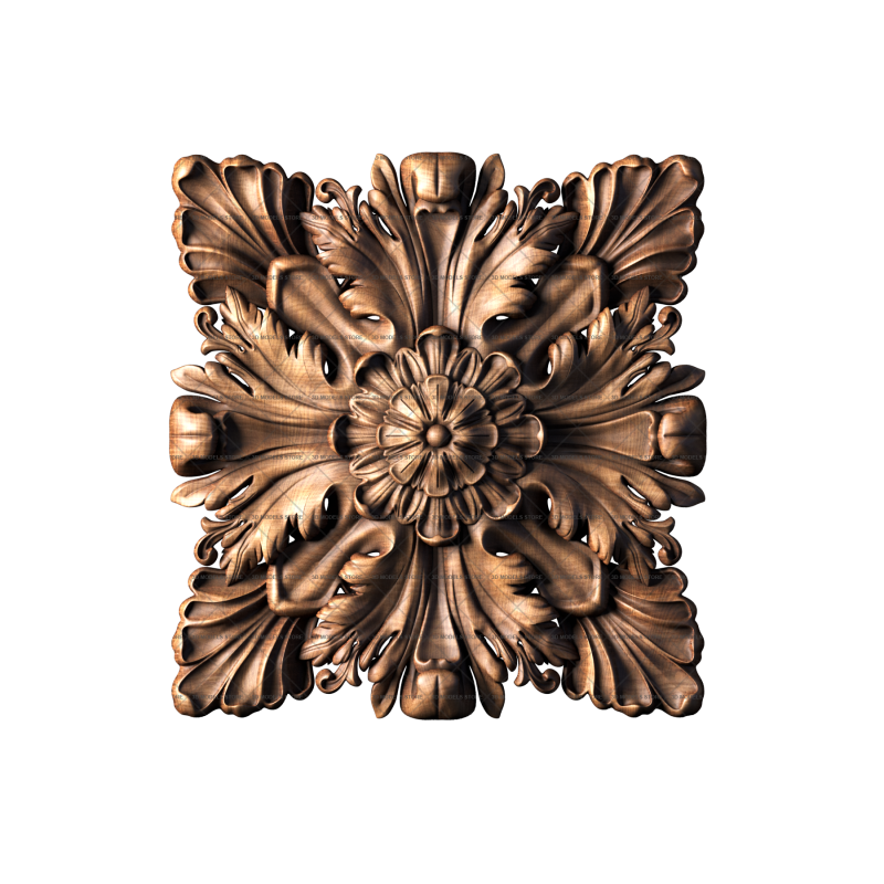 Rosette, 3d models (stl)