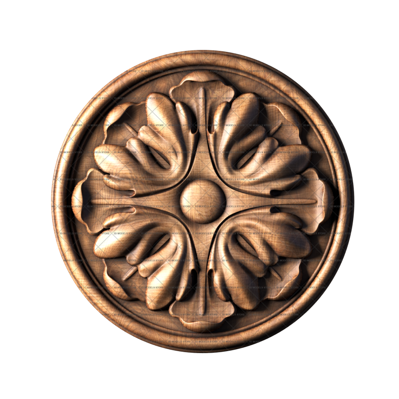 Rosette, 3d models (stl)