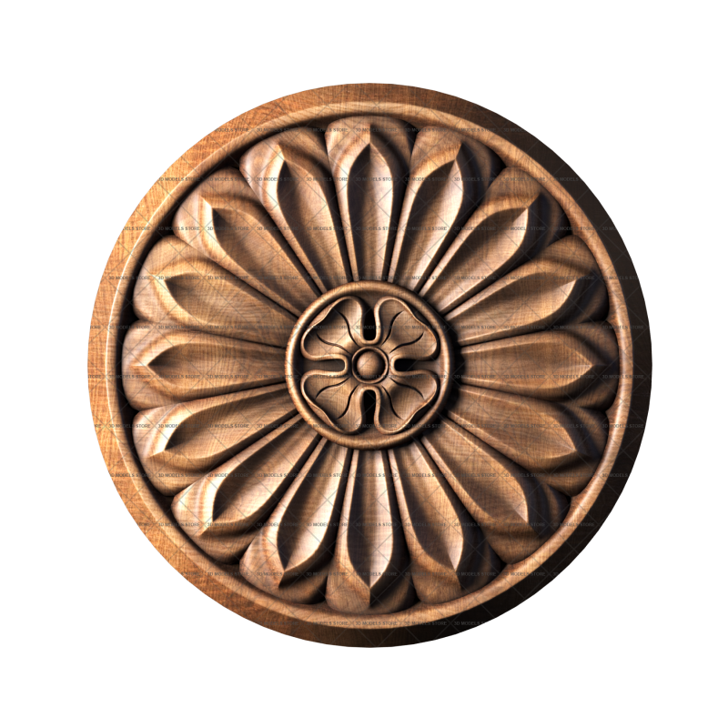 Rosette, 3d models (stl)