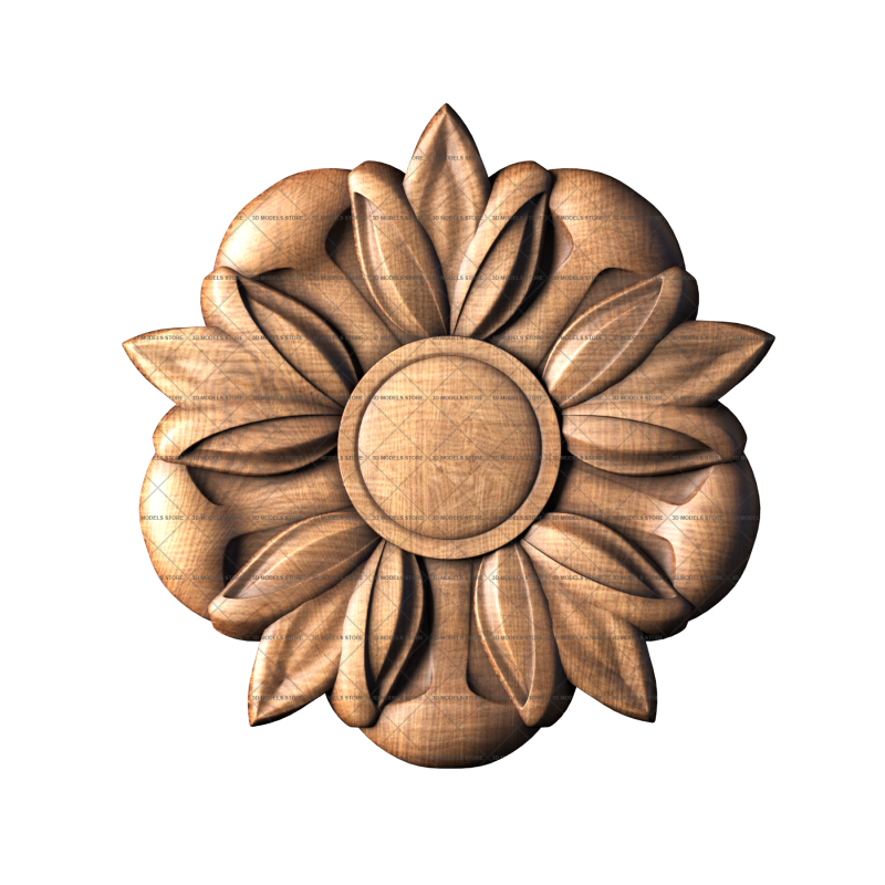 Rosette, 3d models (stl)