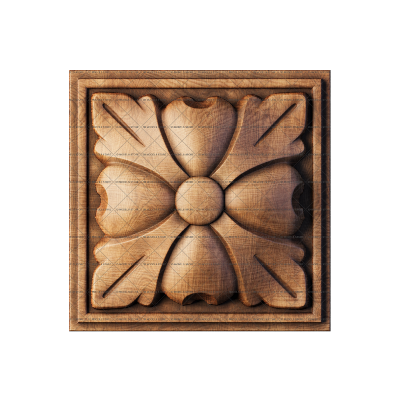 Rosette, 3d models (stl)