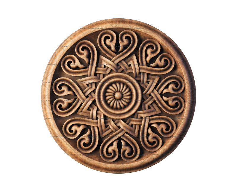 Rosette, 3d models (stl)