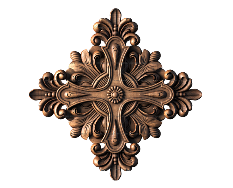 Rosette, 3d models (stl)