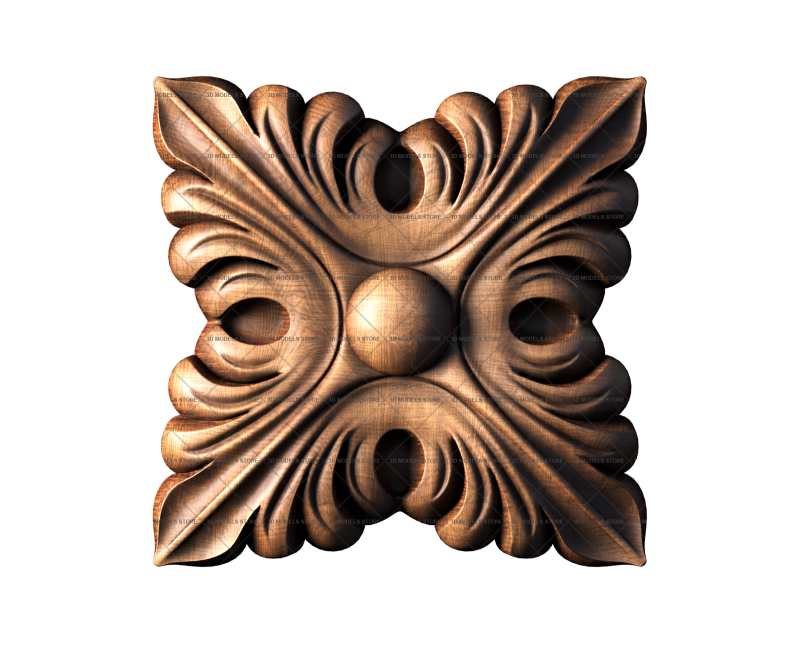 Rosette, 3d models (stl)