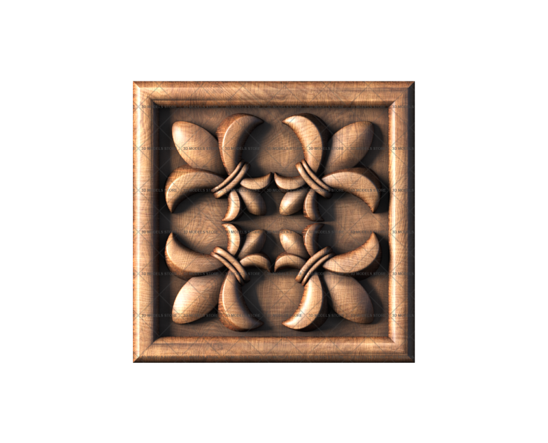 Rosette, 3d models (stl)