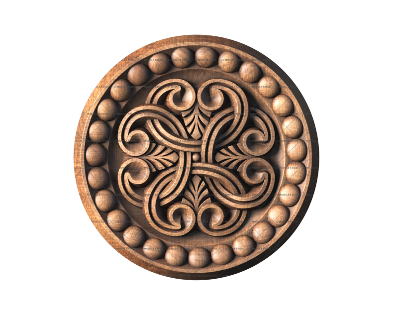 Rosette, 3d models (stl)