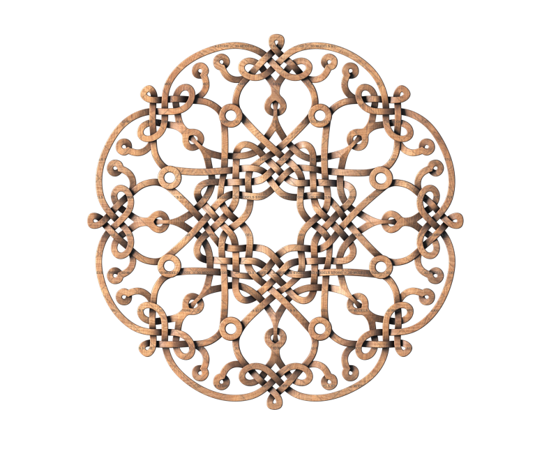 Rosette, 3d models (stl)