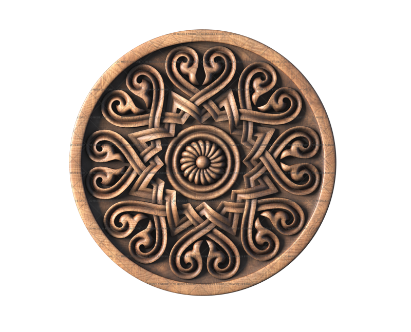 Rosette, 3d models (stl)