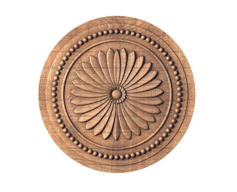 Rosette, 3d models (stl)