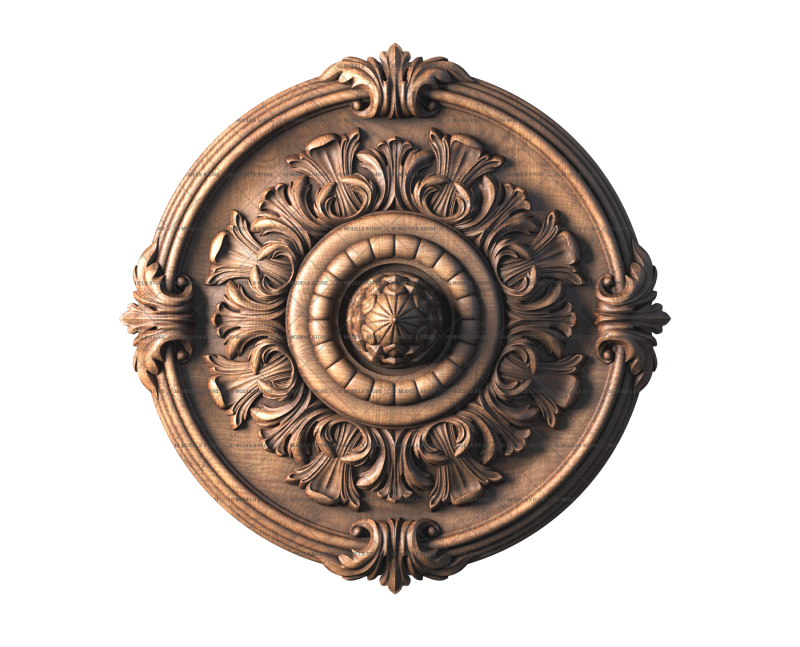 Rosette, 3d models (stl)