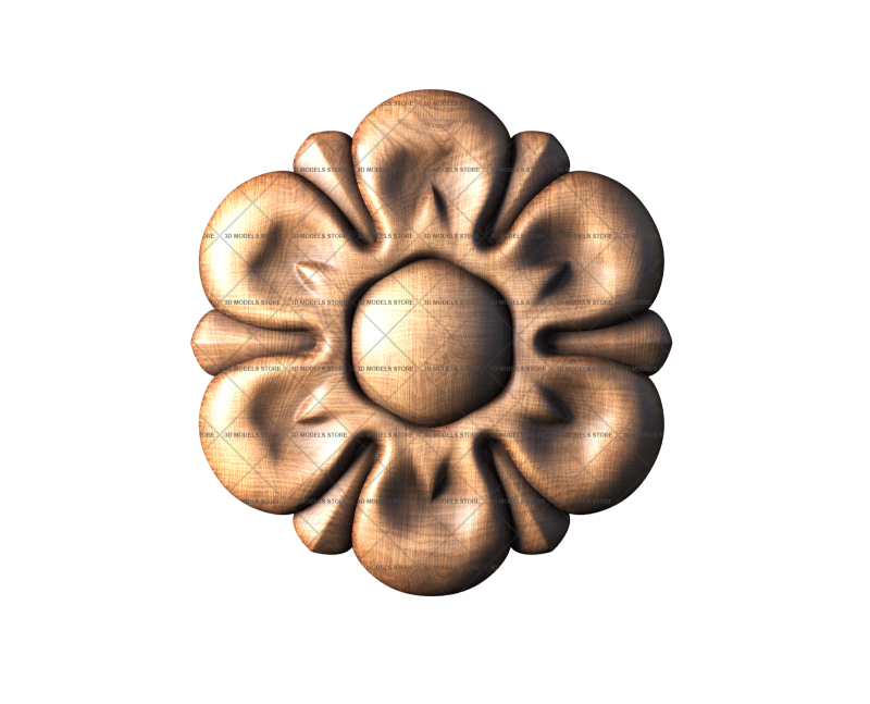 Rosette, 3d models (stl)