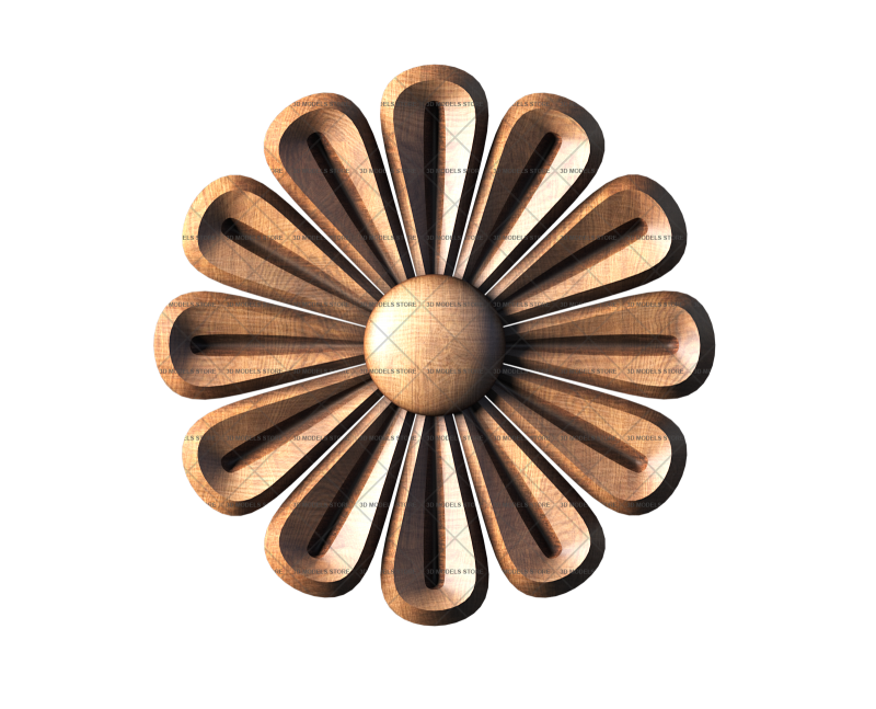 Rosette, 3d models (stl)