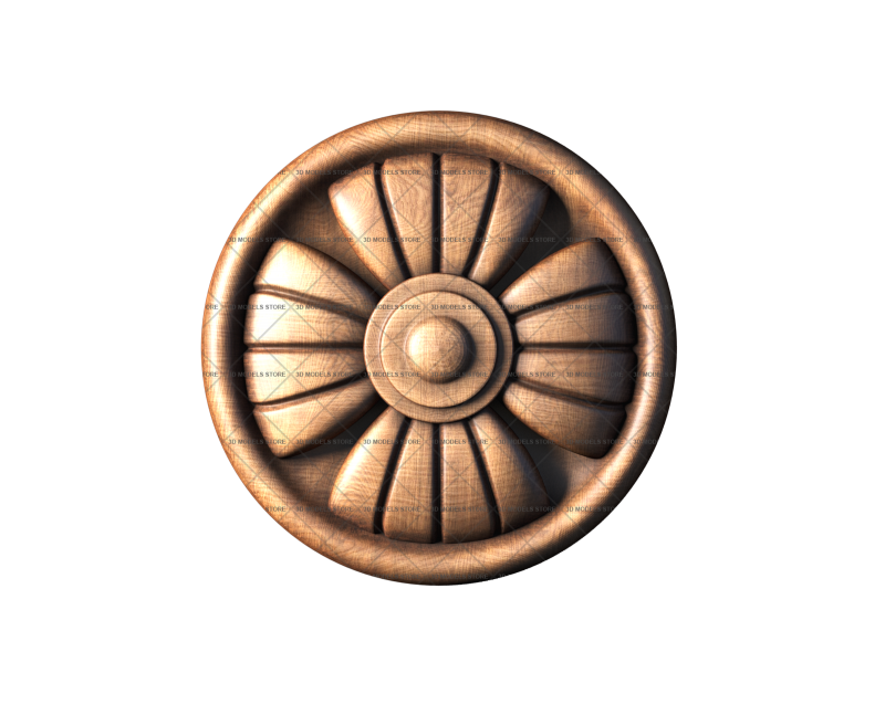 Rosette, 3d models (stl)