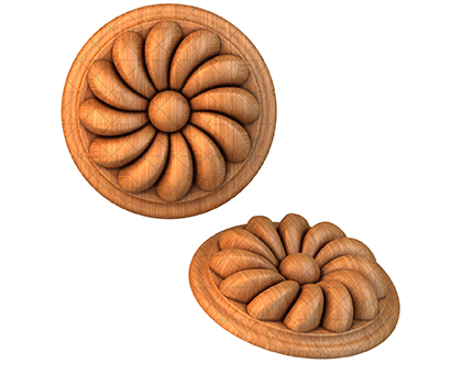 Rosette, 3d models (stl)